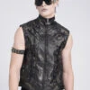 Phantom Rider Rugged Vegan Leather Vest -Vampirefreaks Sale Store distressed vest 09e4fb61 1836 40e2 bb37 5cadf796851b