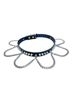 Doom & Gloom Draped Chain Studded Belt -Vampirefreaks Sale Store doom gloom draped chain studded belt belts 936738