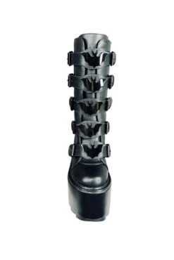Dune Bat Goth Platform Boots [Blackout] -Vampirefreaks Sale Store dune bat goth platform boots blackout womens shoes 298558