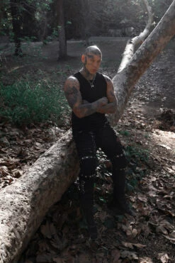 Annihilate Safety Pin Studded Pants -Vampirefreaks Sale Store e boy pants 288671db da92 477d a2b8 de9ede612984