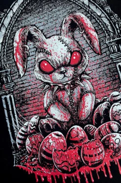 Bloody Bunny Hoodie -Vampirefreaks Sale Store easter shirt 48a307ab bb35 4091 8901 d06384f51aeb