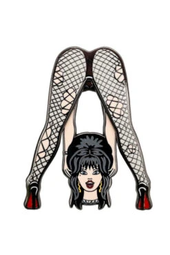 Elvira Headless Legs Moving Enamel Pin