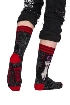 Elvira Mistress Of The Dark Crew Socks -Vampirefreaks Sale Store elvira socks mens