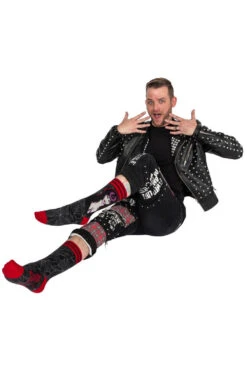 Elvira Mistress Of The Dark Crew Socks -Vampirefreaks Sale Store elvira spiderweb socks