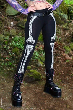 Dead Inside Skeleton Leggings