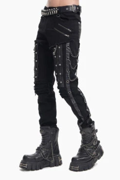 Reaper Chain Studded Pants