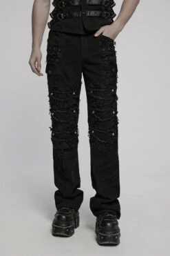 Spineshred Distressed Cargo Pants