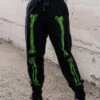 Zombie Rot Skeleton Joggers [Monster Green]