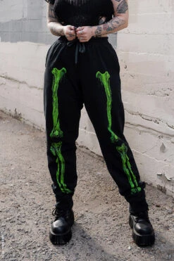 Zombie Rot Skeleton Joggers [Monster Green]