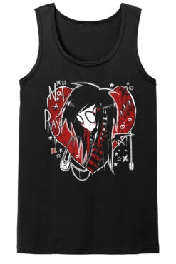 Not A Phase T-shirt [@Clawed_Beauty101] -Vampirefreaks Sale Store emo not a phase tiktok mens tank top front