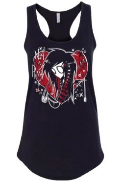 Not A Phase T-shirt [@Clawed_Beauty101] -Vampirefreaks Sale Store emo not a phase tiktok trend racerback tank black front