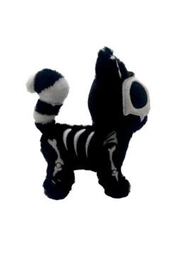 Skelekitty Plush Keychain -Vampirefreaks Sale Store emo plush