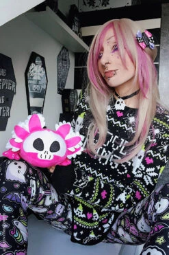 Pink Spooksalotl The Axolotl Plush Toy [Limited Edition] -Vampirefreaks Sale Store emo plushie 35f2d4e0 2f86 4f0f ab93 1ccb9719c4ff