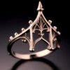 Sacred Arches Ring [CHAMPAGNE GOLD] -Vampirefreaks Sale Store emo ring