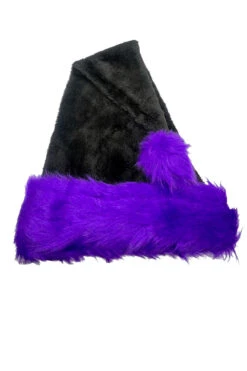 Santa Claws Hat [Black/Purple] -Vampirefreaks Sale Store emo santa hat