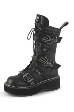 Death Cult Spiked Skeleton Platforms [EMILY-82] -Vampirefreaks Sale Store emo shoes b1902d05 132c 48b9 97c6 445bbc188162