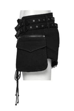 Bløødmetal Lace-Up Shorts With Holster Bag -Vampirefreaks Sale Store emo shorts 2b1b7dc8 56e9 4183 b0e8 0fd769898edd
