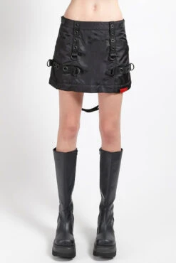 Tripp NYC Zip Off Mega Nylon Skirt -Vampirefreaks Sale Store emo skirt 6b35ef83 f071 4bc4 80fc 484bddd28632