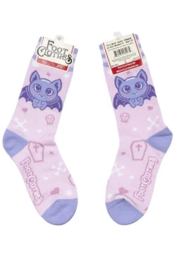 Widdle Bat Guy Crew Socks -Vampirefreaks Sale Store emo socks 5e8db6dc d403 449e 8c46 83ba84504e1a