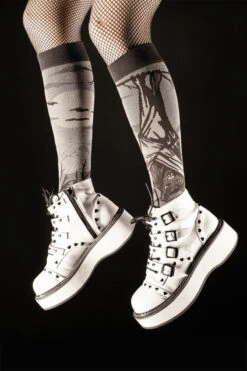 Bat Knee High Socks -Vampirefreaks Sale Store emo socks f1b5b190 28de 4c3b 8825 ec0fc0a47295