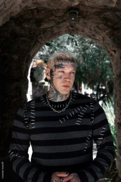 Autopsy Stitch Striped Sweater -Vampirefreaks Sale Store emo sweater 126d5bc6 e25f 4d5c 9eb5 5bae66c7133e