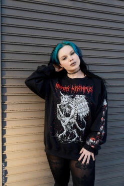 Merry Krampus Sweatshirt -Vampirefreaks Sale Store emo sweater 137f4d1e fdf7 414e 8b81 3892e4b849c0