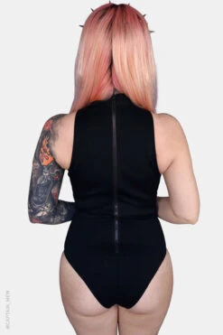 Salem One Piece Swimsuit -Vampirefreaks Sale Store emo swimwear