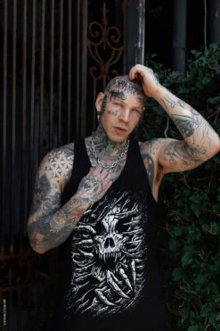 Darkness Within T-shirt -Vampirefreaks Sale Store emo tank top for men