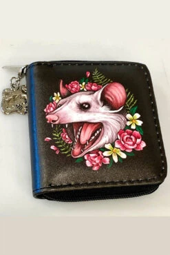 Small Blossom Opossum Wallet