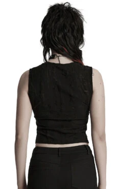 Vampyre Huntress Distressed Tank Top -Vampirefreaks Sale Store er