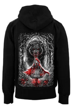 Little Dead Riding Hood Hoodie -Vampirefreaks Sale Store evil red riding hood hoodie back resize