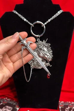 Unicorn Blood Necklace -Vampirefreaks Sale Store fairytale necklace