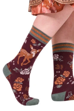 The Fawn Crew Socks -Vampirefreaks Sale Store fall socks