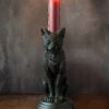 Alchemy Faust's Familiear Cat Candle Holder -Vampirefreaks Sale Store fausts familiear cat candle holder housewares 330076