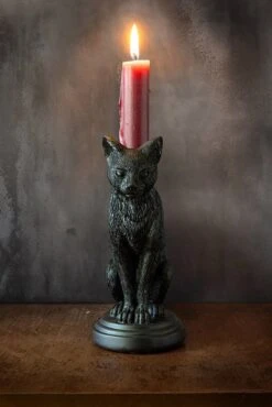 Alchemy Faust's Familiear Cat Candle Holder