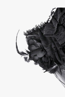 Melancholy Off-the-Shoulder Mesh Dress 18 Melancholy Off-the-Shoulder Mesh Dress -Vampirefreaks Sale Store feather goth gown