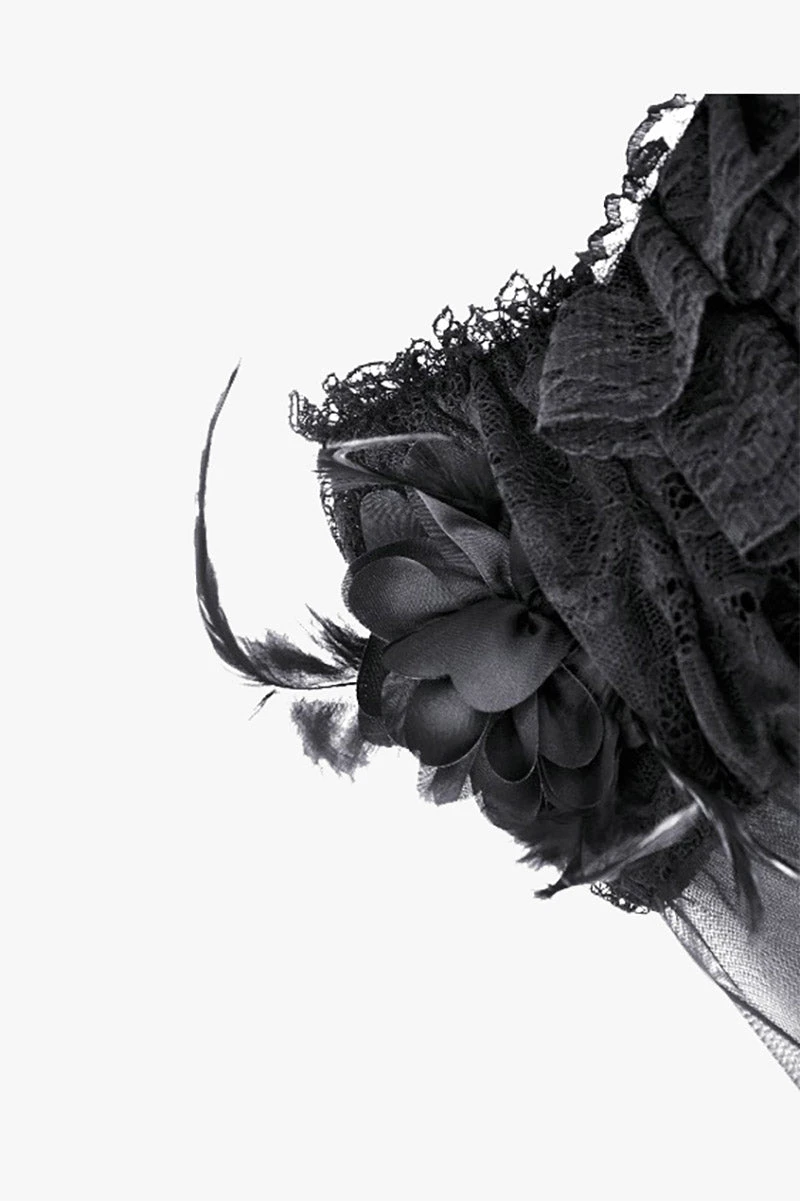 Melancholy Off-the-Shoulder Mesh Dress 9 Melancholy Off-the-Shoulder Mesh Dress - Image 9