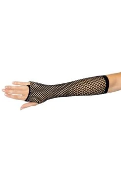 LEG AVENUE Fishnet Fingerless Gloves -Vampirefreaks Sale Store fishnet fingerless gloves gloves armwarmers 381171
