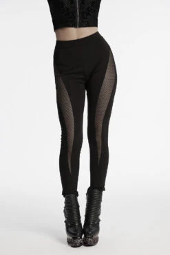 Mordor Black Magic Netted Leggings -Vampirefreaks Sale Store fishnet leggings