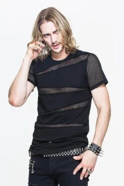 Fishnet Slasher Top -Vampirefreaks Sale Store fishnet slasher top mens tops 517356