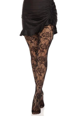 LEG AVENUE Dead Roses Fishnet Stockings -Vampirefreaks Sale Store fishnets