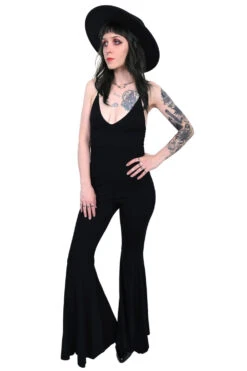 Mega Flare Jumpsuit 12 Mega Flare Jumpsuit -Vampirefreaks Sale Store flare catsuit