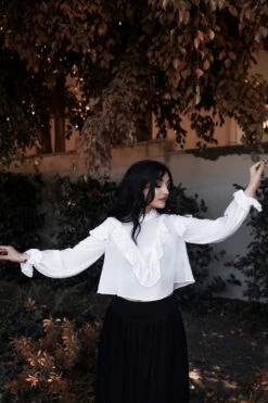 Phantasm Blouse -Vampirefreaks Sale Store flared cufff top