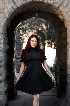 Mitsy Dress -Vampirefreaks Sale Store flared dress 6adfb769 0df8 4666 9d6d d51e650234a8