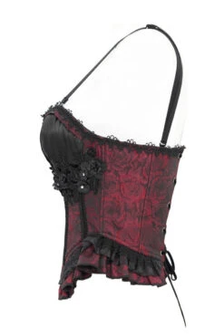 Painting The Roses Red Corset Top -Vampirefreaks Sale Store floral corset 8efd89f3 4fb0 40e0 9b10 4ea7500e7a04