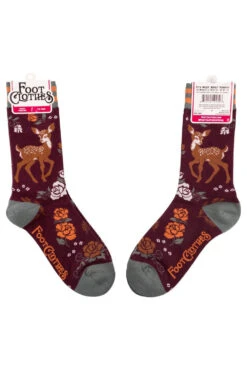 The Fawn Crew Socks -Vampirefreaks Sale Store flower socks
