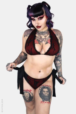 Katherine Bikini Bottoms -Vampirefreaks Sale Store forest ink bathing suit