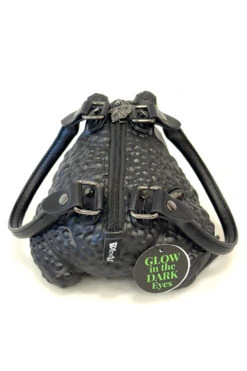 Black Toad Bag [Green Glow Eyes] -Vampirefreaks Sale Store frog handbags