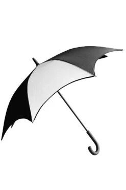 Funeral Procession Umbrella [BLACK/WHITE] -Vampirefreaks Sale Store funeral procession umbrella blackwhite umbrellas 697680