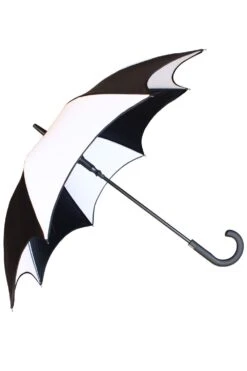 Funeral Procession Umbrella [BLACK/WHITE] -Vampirefreaks Sale Store funeral procession umbrella blackwhite umbrellas 722155